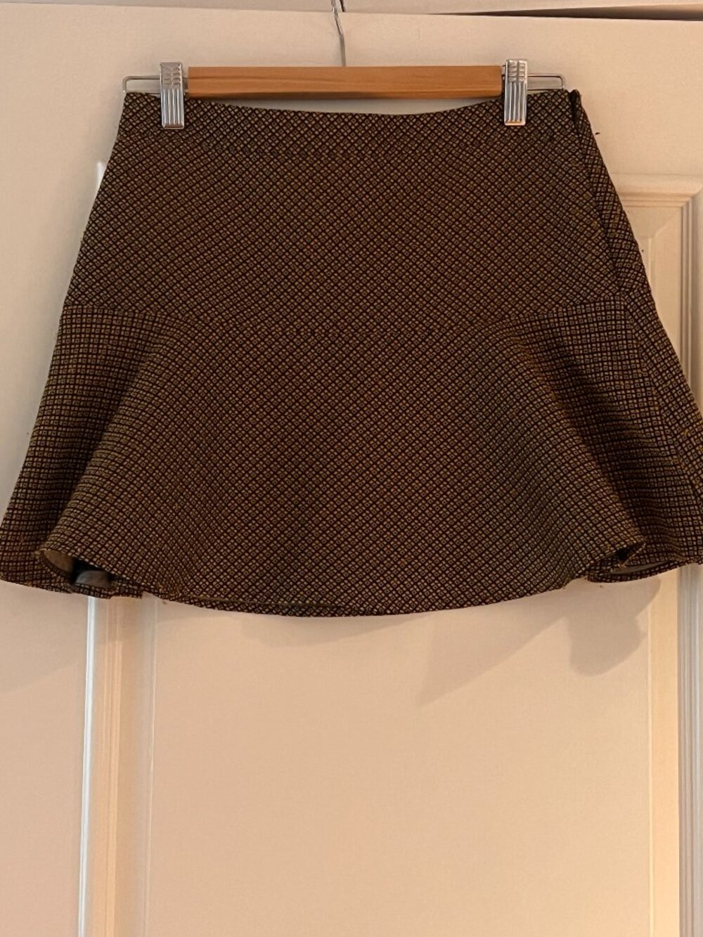 Jacquard Flare Skirt